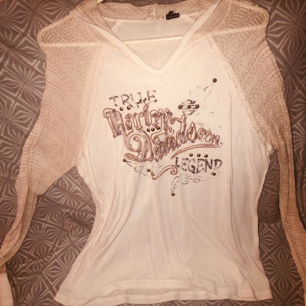 Harley Davidson Embroidered Top